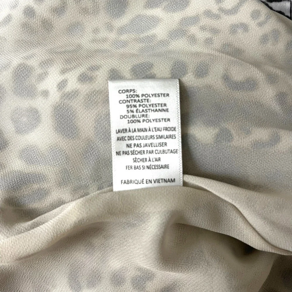 ASTR Bodysuit Womens Small Cheetah Leopard Animal Sexy Feminine Mob Wife - Picture 14 of 14